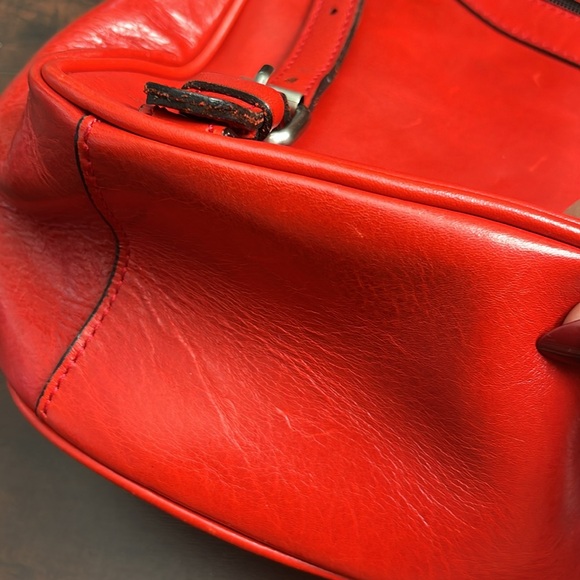 Patricia Nash Rose Tooled Leather Backpack - Picture 11 of 13